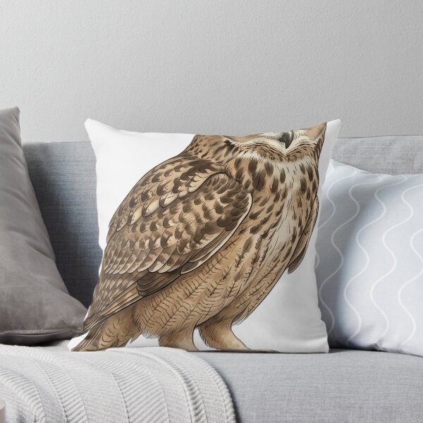 Artikelvorschau, Vintage Naturalist Eurasian Eagle-Owl — Antique Owl Plate entworfen und verkauft von Catch333.
