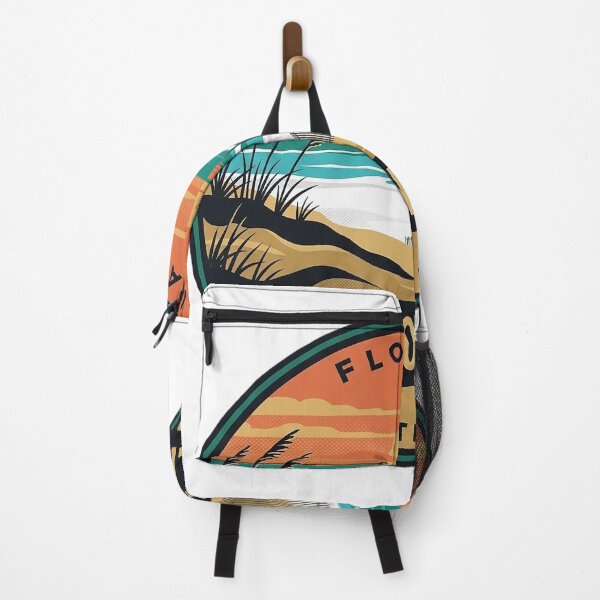 Item preview, Grayton Beach State Park Florida Retro Beach Vintage Badge Sticker designed and sold by DetourDgn.