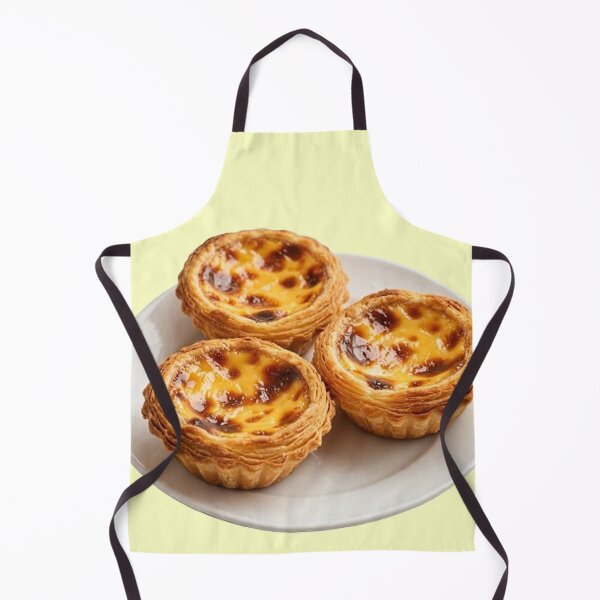 Item preview, Classic Portuguese Egg Tarts Macao Hong Kong Bakery Style Illustration designed and sold by PetalsPaws.