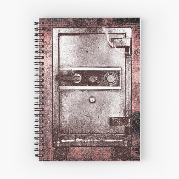 Item preview, Weathered Antique Iron Safe Red Vault Combination Lock designed and sold by Ghoul Enterprises.