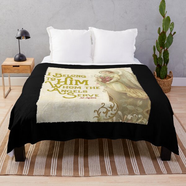 Item preview, St Agnes of Rome Saint Quotes Angels Vintage Catholic designed and sold by geronkagogo.