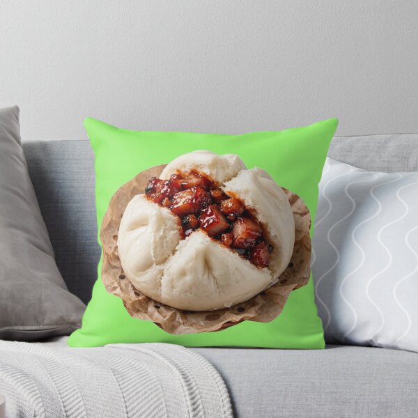 Item preview, Traditional Hong Kong Dim Sum Char Siu Bao BBQ Pork Bun Illustration designed and sold by PetalsPaws.