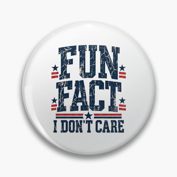 Item preview, Fun Fact I Dont Care Vintage Sarcastic Collegiate Art designed and sold by ParkerDuerson.