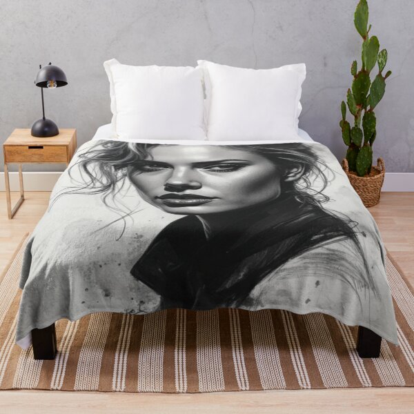 Item preview, Urban Muse - Contemporary Monochrome Beauty Sketch designed and sold by nhk999.