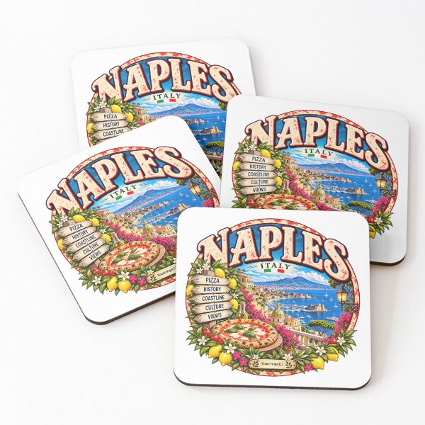 Item preview, Naples, Italy – Vesuvius, Pizza & Amalfi Coast Travel Design designed and sold by Wandervogel123.
