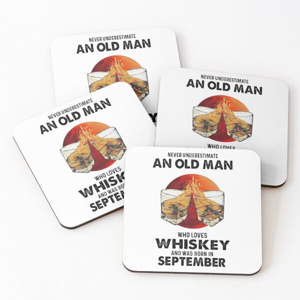 Item preview, Never Underestimate An Old Man Whiskey September designed and sold by HadyaNasri.