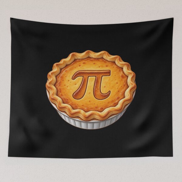 Item preview, Pi Day Baked Pie Funny Math Symbol Geek Art designed and sold by ParkerDuerson.