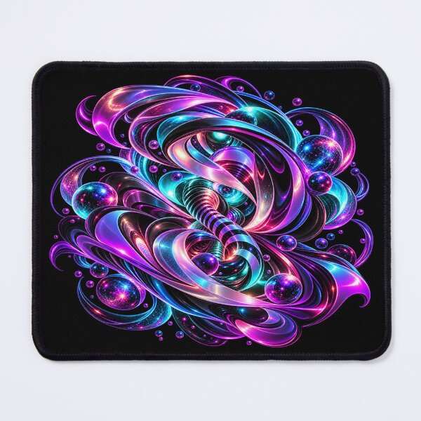 Item preview, Cosmic Spiral Vortex – Neon Celestial Energy designed and sold by TroviTutto.