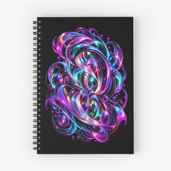 Item preview, Cosmic Spiral Vortex – Neon Celestial Energy designed and sold by TroviTutto.