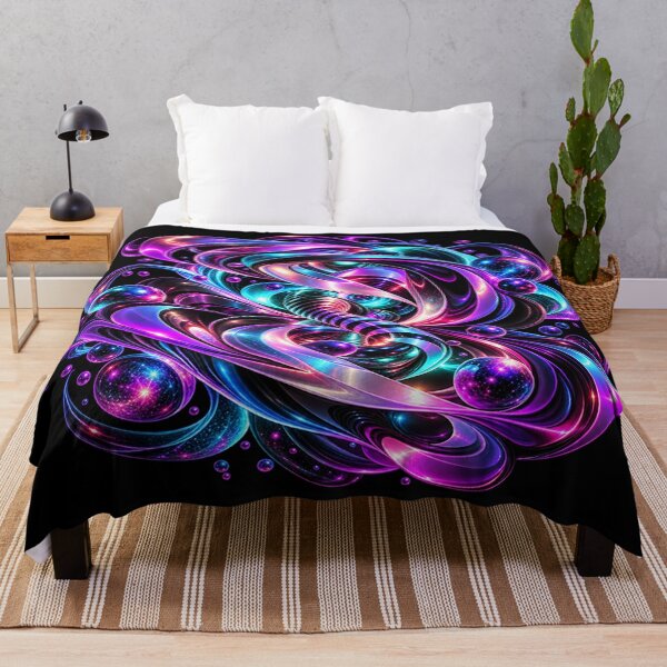 Item preview, Cosmic Spiral Vortex – Neon Celestial Energy designed and sold by TroviTutto.