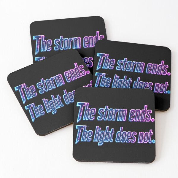 Item preview, The storm ends. The light does not.(Cyberpunk ver) designed and sold by MaxDreamsArt.