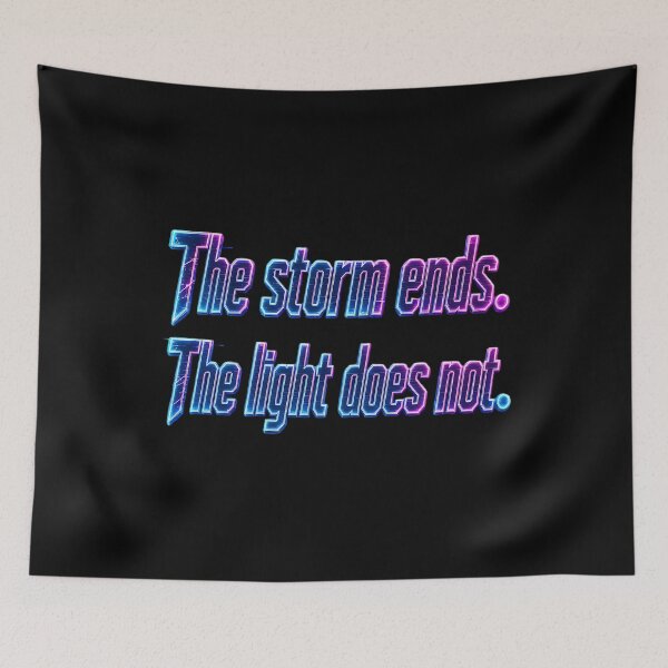Item preview, The storm ends. The light does not.(Cyberpunk ver) designed and sold by MaxDreamsArt.