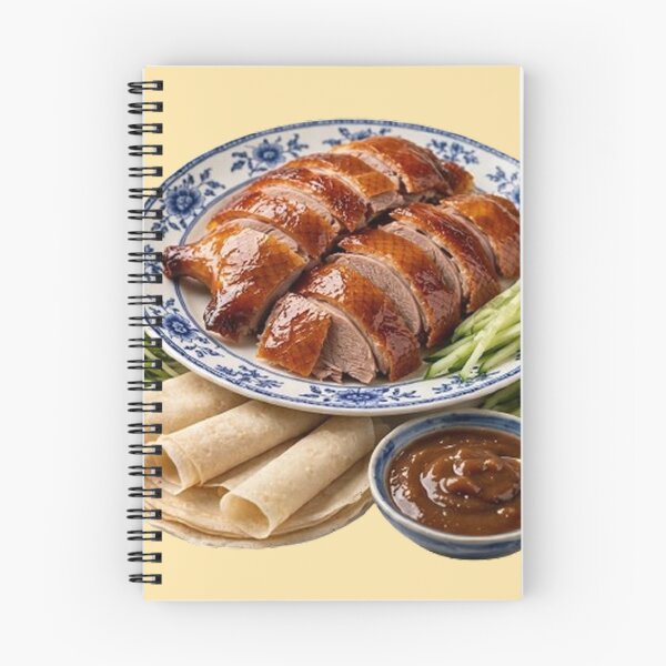 Item preview, Traditional Peking Roast Duck Illustration - Chinese Gourmet Food Art designed and sold by PetalsPaws.