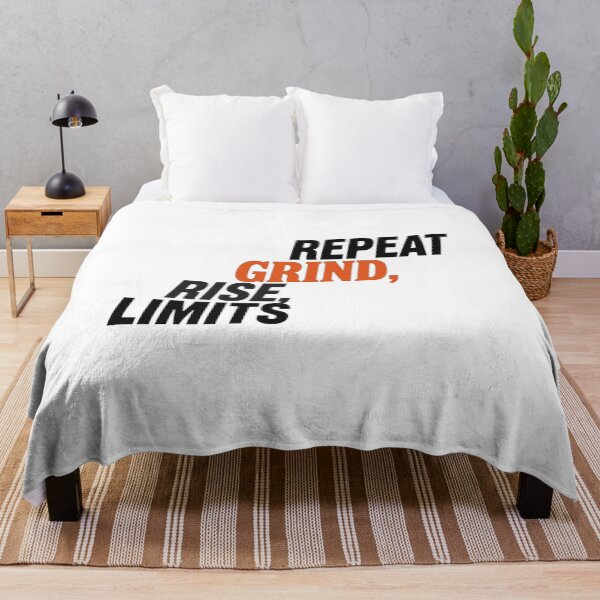 Item preview, Rise Grind Repeat – Gym Workout Hustle Mindset Motivational Typography Design designed and sold by Vibe-Vary.