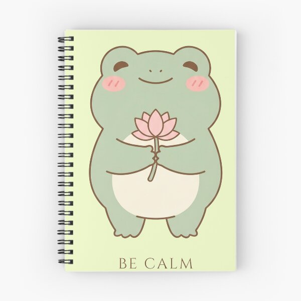 Item preview, Cute Frog Holding Lotus Flower Be Calm designed and sold by Day1-TN.