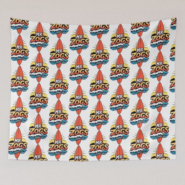 Item preview, Mr Zogs Retro Sunrise Surfboard Art | Vintage Beach Badge designed and sold by MystiColo.