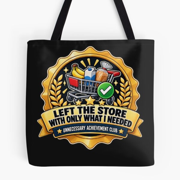 Item preview, Left The Store With Only What I Needed – Shopping Achievement designed and sold by MoodMinistry.