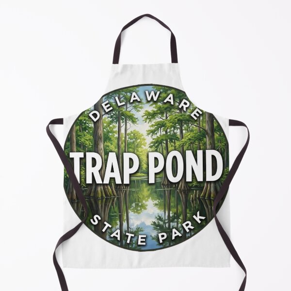 Item preview, Trap Pond State Park Delaware Summer Cypress Round Badge Sticker designed and sold by DetourDgn.