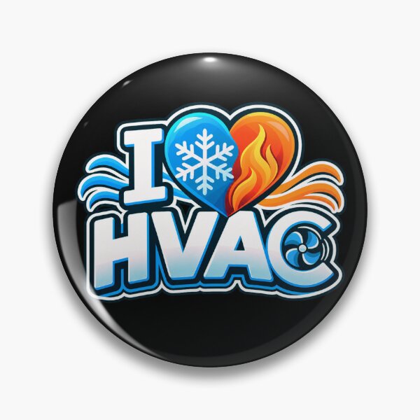 Item preview, I Love HVAC Heating and Cooling Technician Design designed and sold by RDproject.