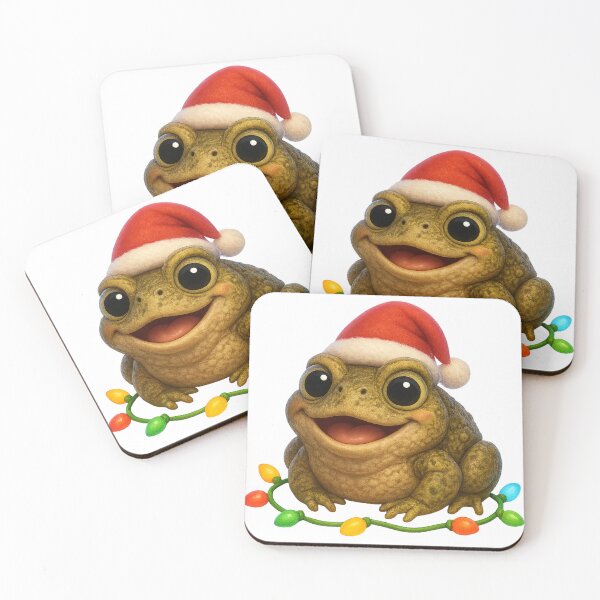 Item preview, Cozy Common Toad Christmas designed and sold by Sillytoe.