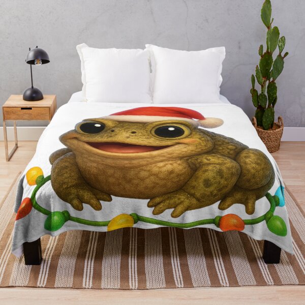 Item preview, Cozy Common Toad Christmas designed and sold by Sillytoe.