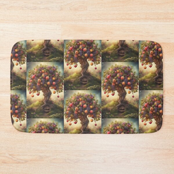 Item preview, Fruit Tree Harvest Illustration designed and sold by pinkal.