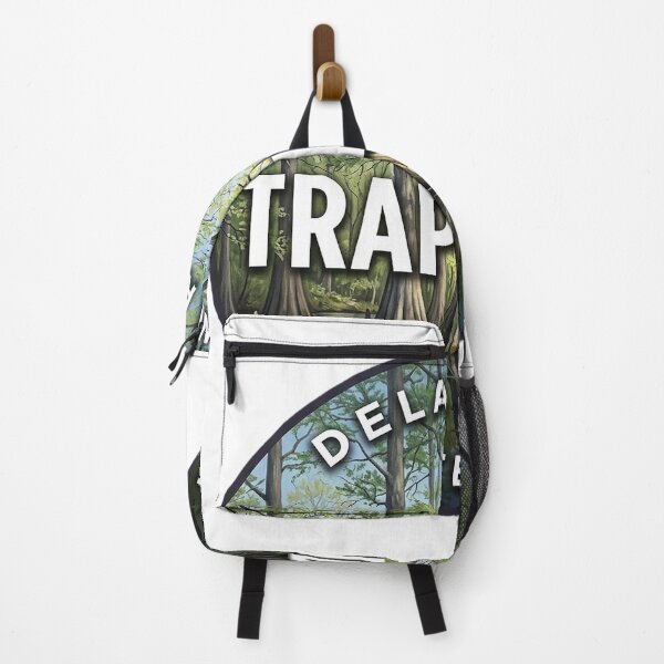 Item preview, Trap Pond State Park Delaware Spring Green Round Badge Sticker designed and sold by DetourDgn.