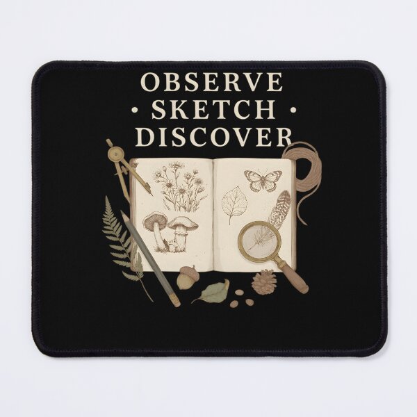 Item preview, Observe Sketch Discover Field Journal designed and sold by MooonTees.