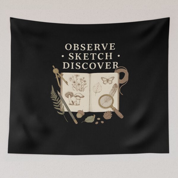 Item preview, Observe Sketch Discover Field Journal designed and sold by MooonTees.