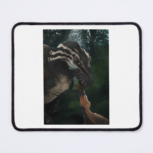 Item preview, Predatory Dinosaur Feeding Scene in Forest designed and sold by lcnsdjstrtrystd.