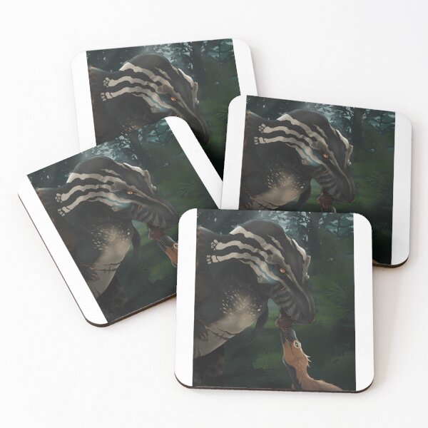 Item preview, Predatory Dinosaur Feeding Scene in Forest designed and sold by lcnsdjstrtrystd.