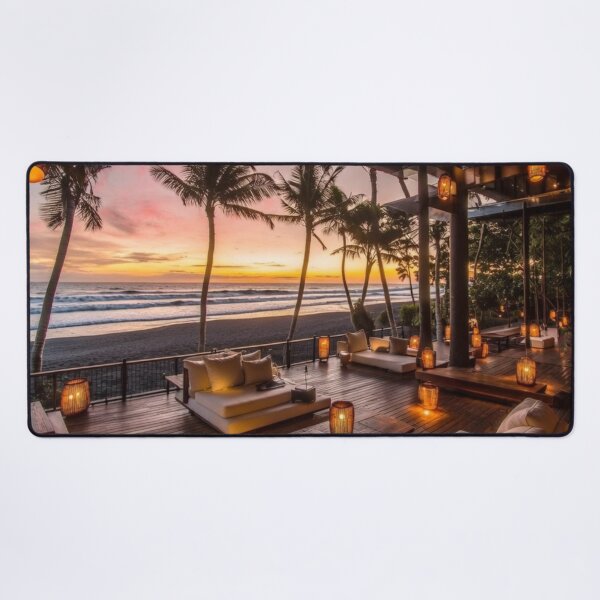 Item preview, Golden Hour Paradise - Tropical Oceanfront Luxury Escape designed and sold by nhk999.