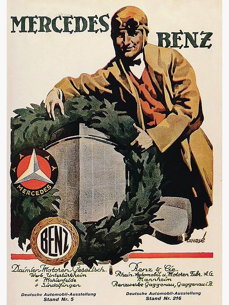 Benz and Daimler merger advertisement 1926 by edsimoneit