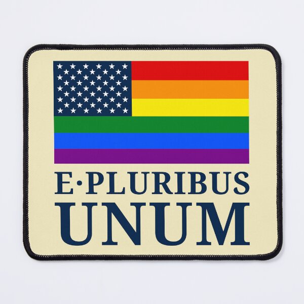 Item preview, Rainbow LGBTQ American Pride Diversity Flag Motto designed and sold by Digital Homestead.