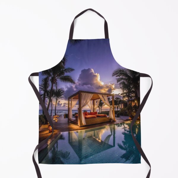 Item preview, Island Serenity - Luxury Infinity Pool and Ocean Sunset designed and sold by nhk999.
