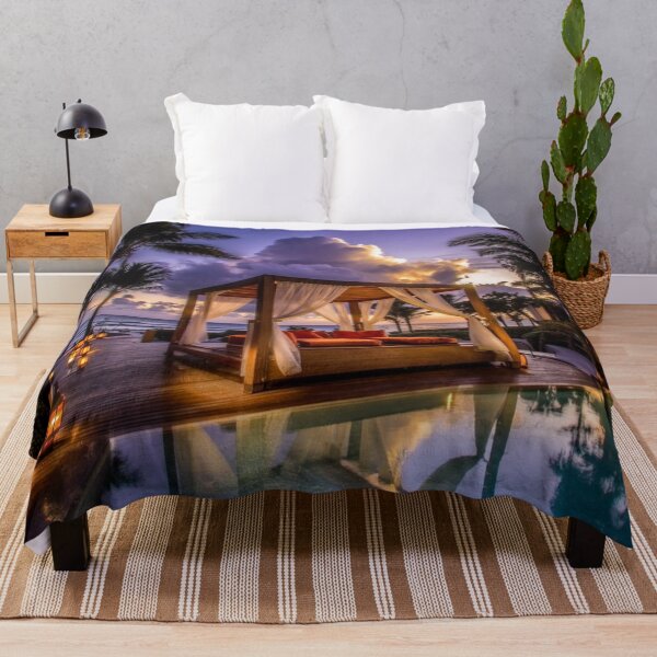 Item preview, Island Serenity - Luxury Infinity Pool and Ocean Sunset designed and sold by nhk999.