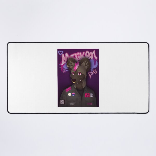 Item preview, Punk Hyena Portrait with Graffiti Background designed and sold by lcnsdjstrtrystd.