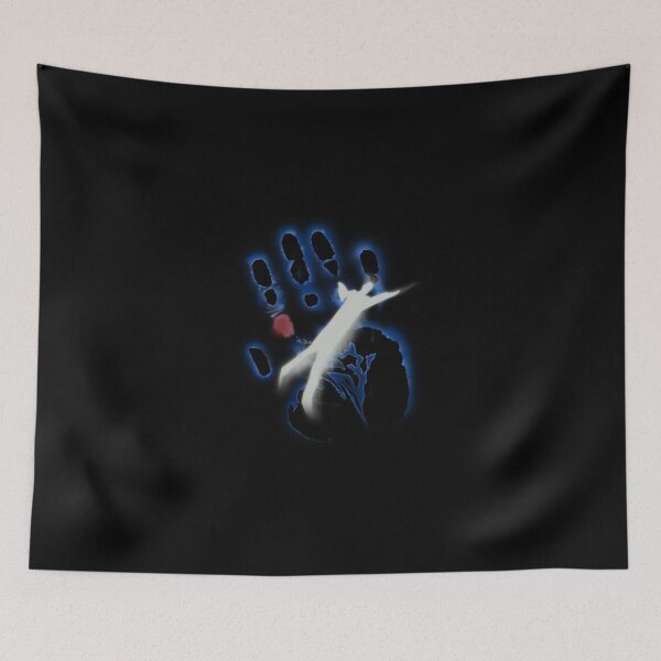 Item preview, Abstract Glowing Handprint Silhouette Art designed and sold by EmirHarbi12.