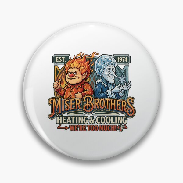 Item preview, Retro Fire and Ice Temperature Control Est 1974 Vintage Emblem designed and sold by EdenChampl.