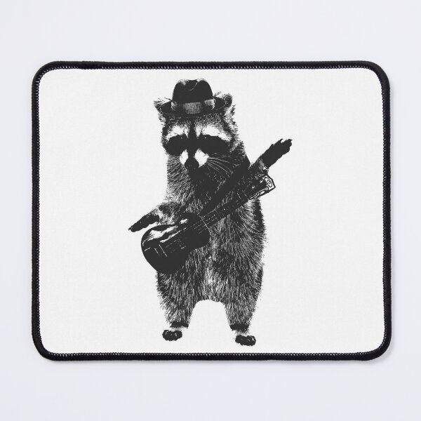 Item preview, Raccoon Wielding Ukulele designed and sold by aguilaloice.