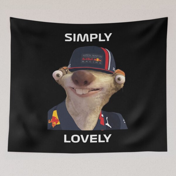 Item preview, Sid Max Verstappen Ice Age Simply Lovely Meme designed and sold by aicrgph.