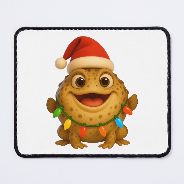 Item preview, Merry Desert Rain Frog Christmas designed and sold by Sillytoe.