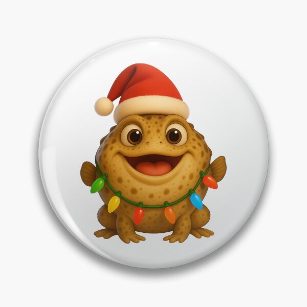 Item preview, Merry Desert Rain Frog Christmas designed and sold by Sillytoe.
