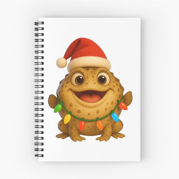 Item preview, Merry Desert Rain Frog Christmas designed and sold by Sillytoe.