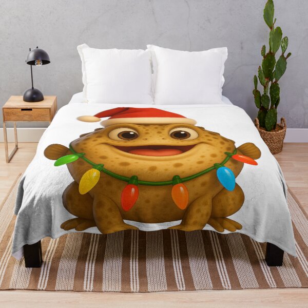 Item preview, Merry Desert Rain Frog Christmas designed and sold by Sillytoe.