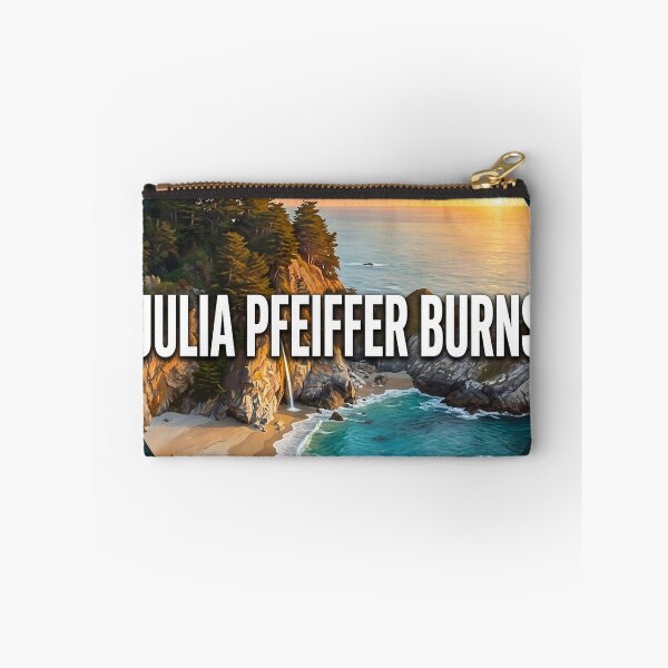 Item preview, Julia Pfeiffer Burns State Park California Pacific Sunset Round Badge Sticker designed and sold by DetourDgn.