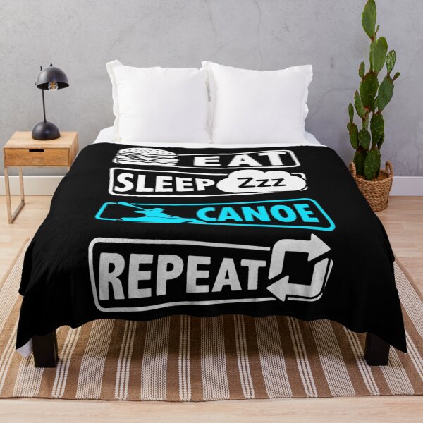 Item preview, Eat Sleep Canoe Repeat designed and sold by itsarheapitt.