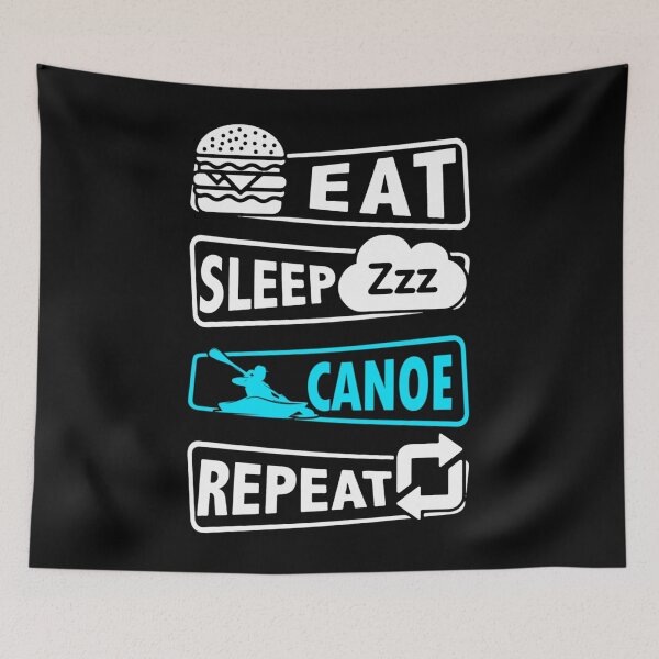 Item preview, Eat Sleep Canoe Repeat  designed and sold by itsarheapitt.