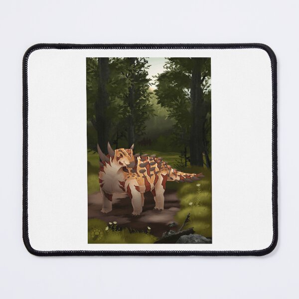 Item preview, Armored Ankylosaurus in Forest Clearing designed and sold by lcnsdjstrtrystd.