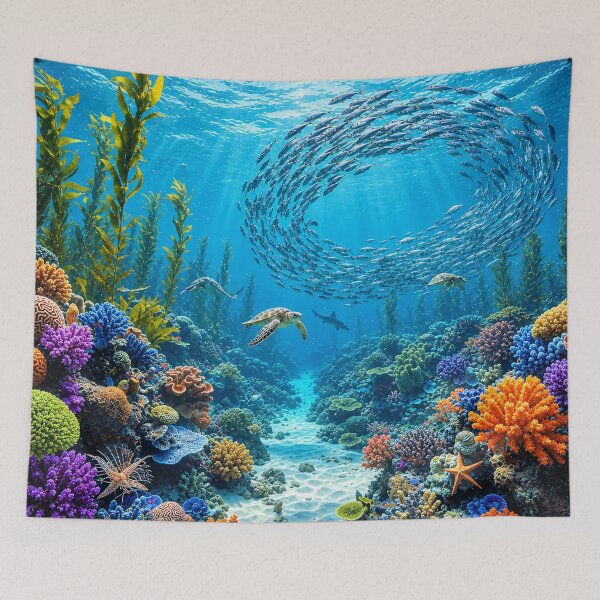 Item preview, A path in the depths of the sea designed and sold by JOHN44ART.